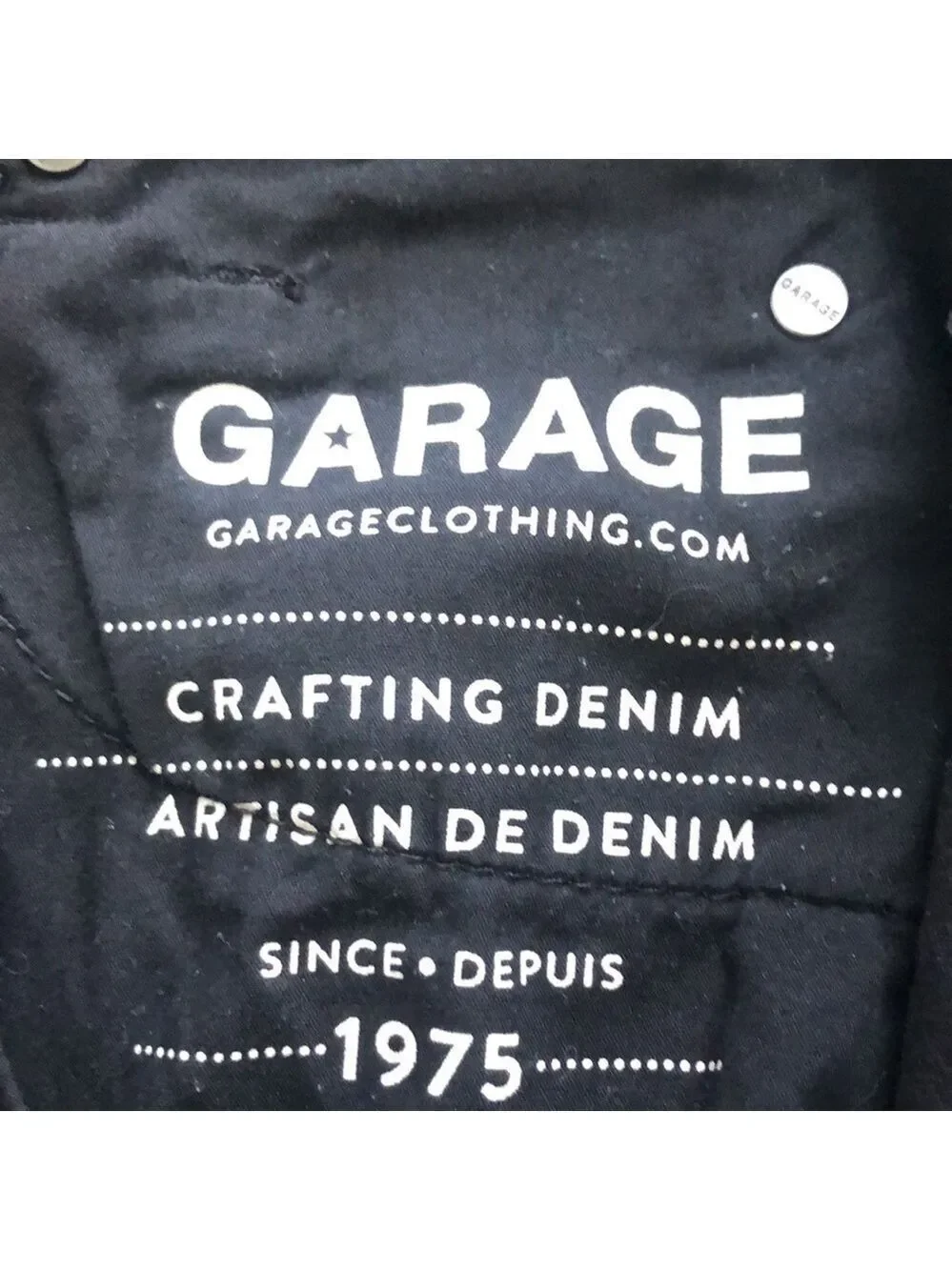Garage Festival Style Black Denim Shorts Size 5